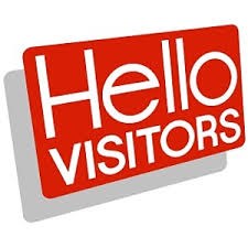 hello visitors sign
